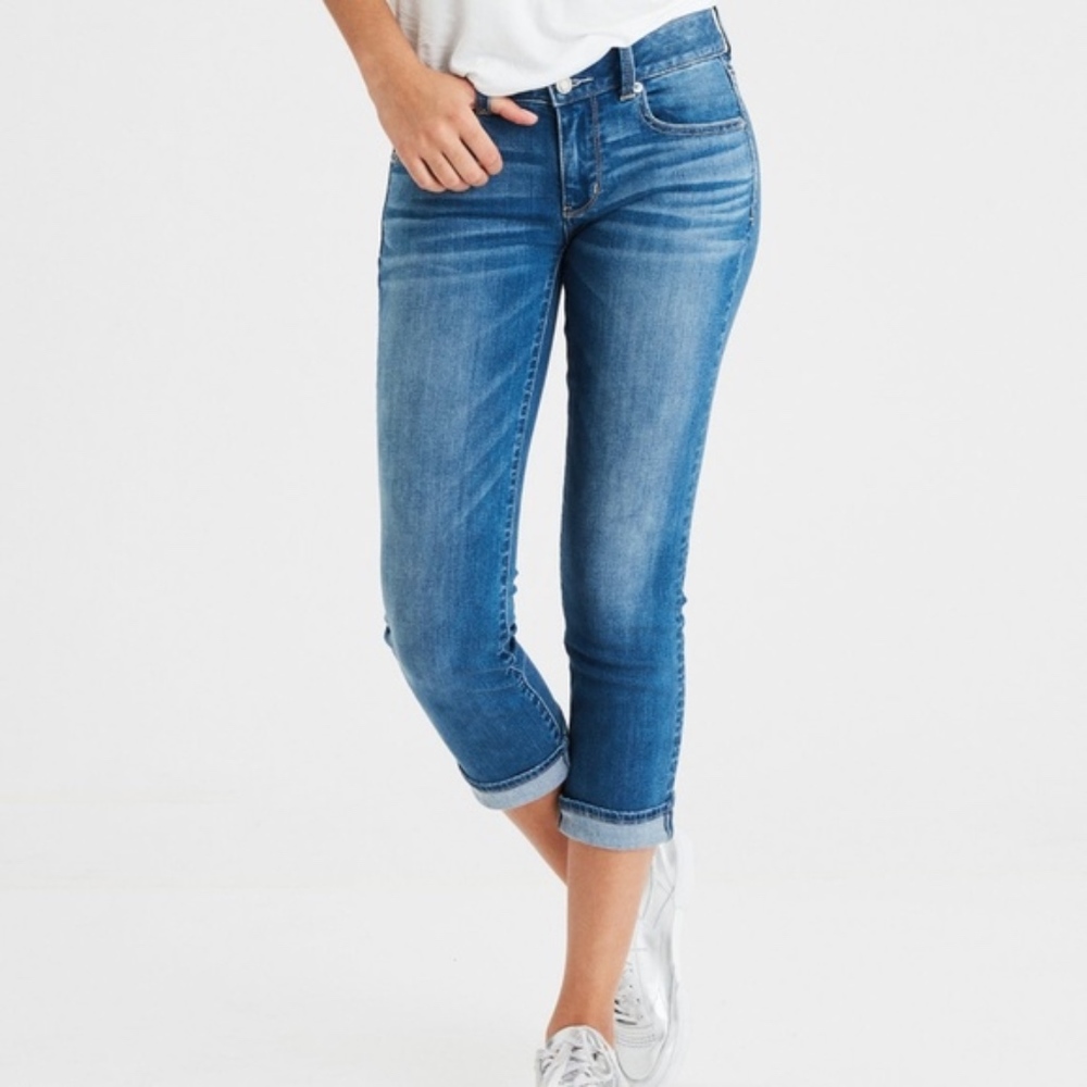 A&E ARTIST CROP SUPER STRETCH JEANS - Size 4